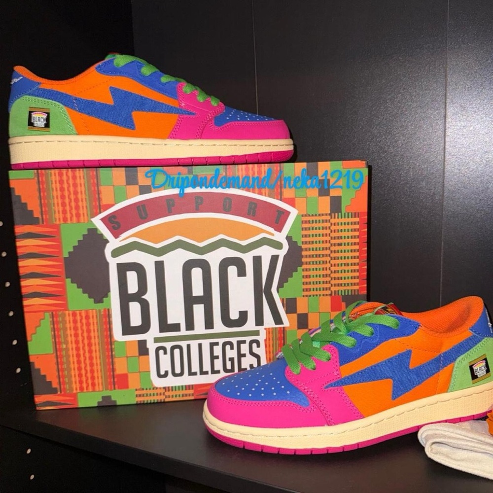 Kiy Studios Low “Support Black Colleges Tour ‘22” Edition Men Size 7